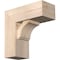 Ekena Millwork Imperial Block Smooth Bracket w/ Offset Brace, Douglas Fir, 7 1/2"W x 18"D x 18"H BKT0806X18X18IMP05SDF - alternate 1
